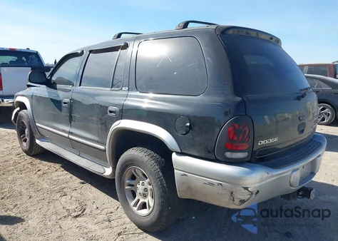 2002 Dodge Durango Slt Plus from USA, damaged, VIN 1B4HS58N62F150735
